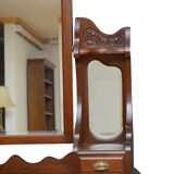 Superb Edwardian Walnut Dressing Chest