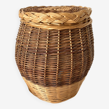 Storage chest, woven wicker basket