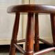 Dark wood stool