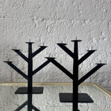 Wrought iron chandeliers, 1980s Habitat style