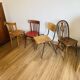 Set of 4 mismatched chairs