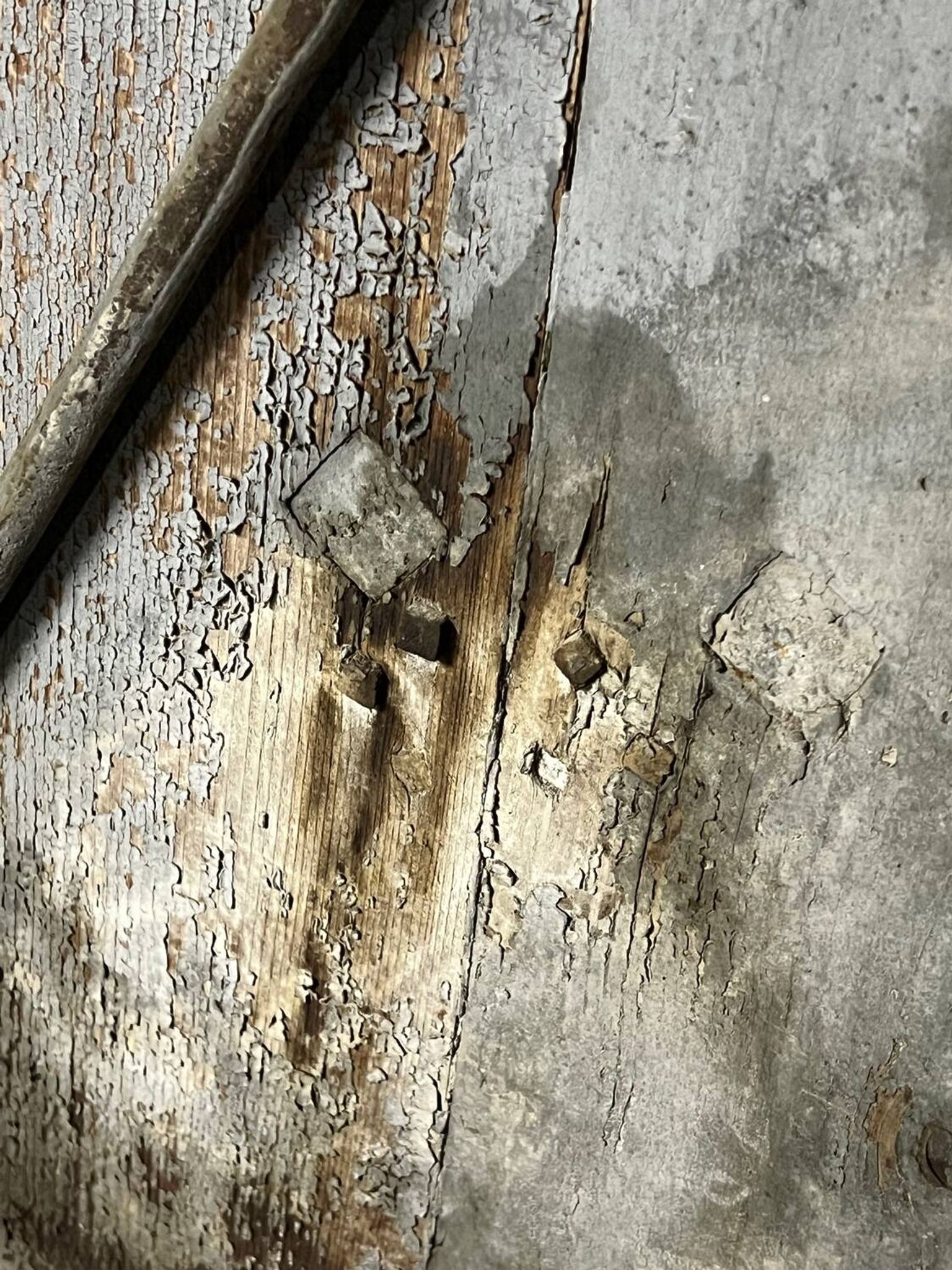 Pair of old shutters