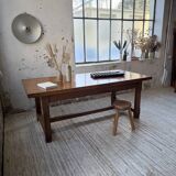 Rustic farmhouse table, solid oak, 2m