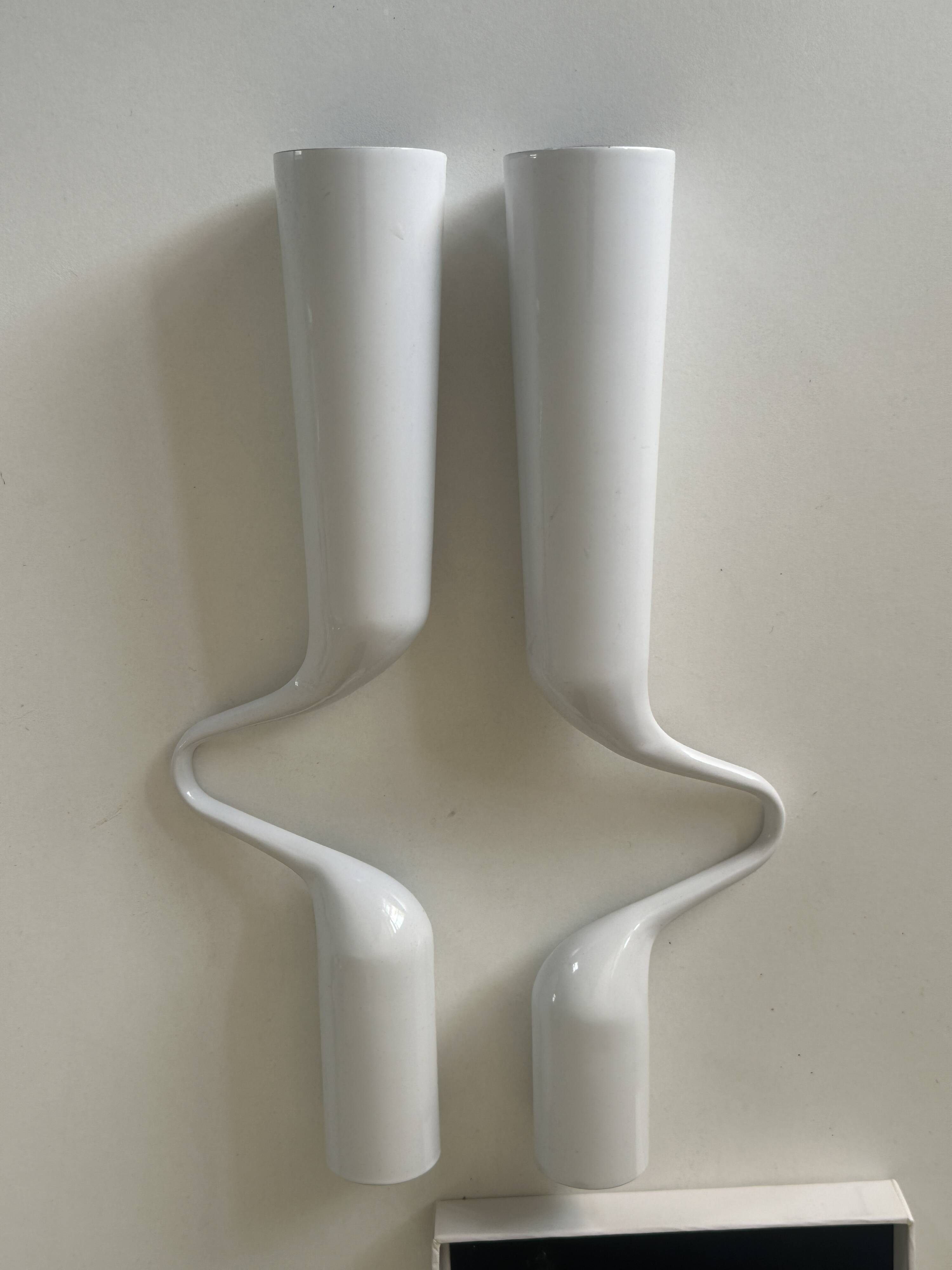 Pair of vintage IKEA Mikaela Dorfel design candlesticks