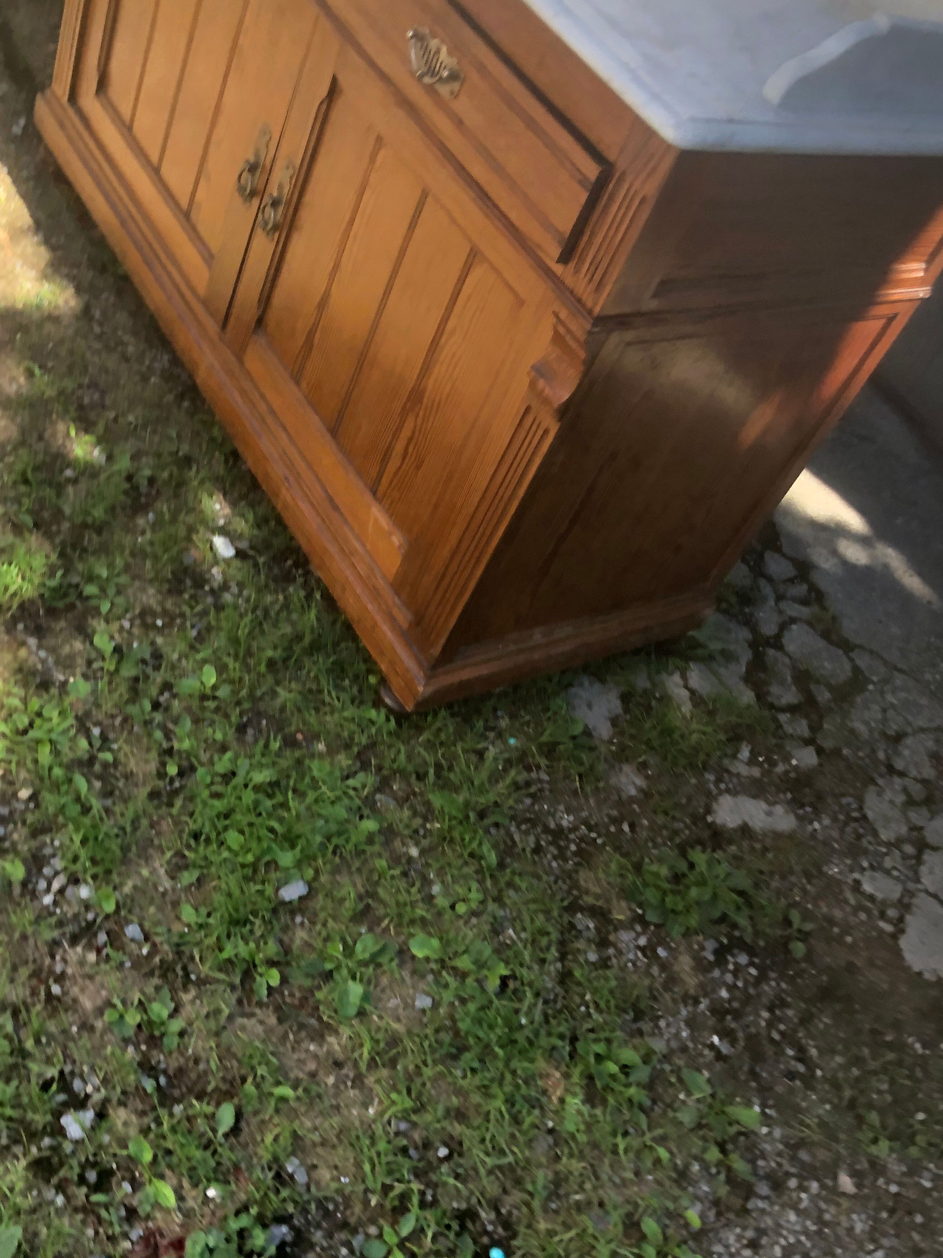Toilet cabinet 1900 top marble pitchpin / bathroom furniture / sink
