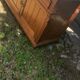 Toilet cabinet 1900 top marble pitchpin / bathroom furniture / sink