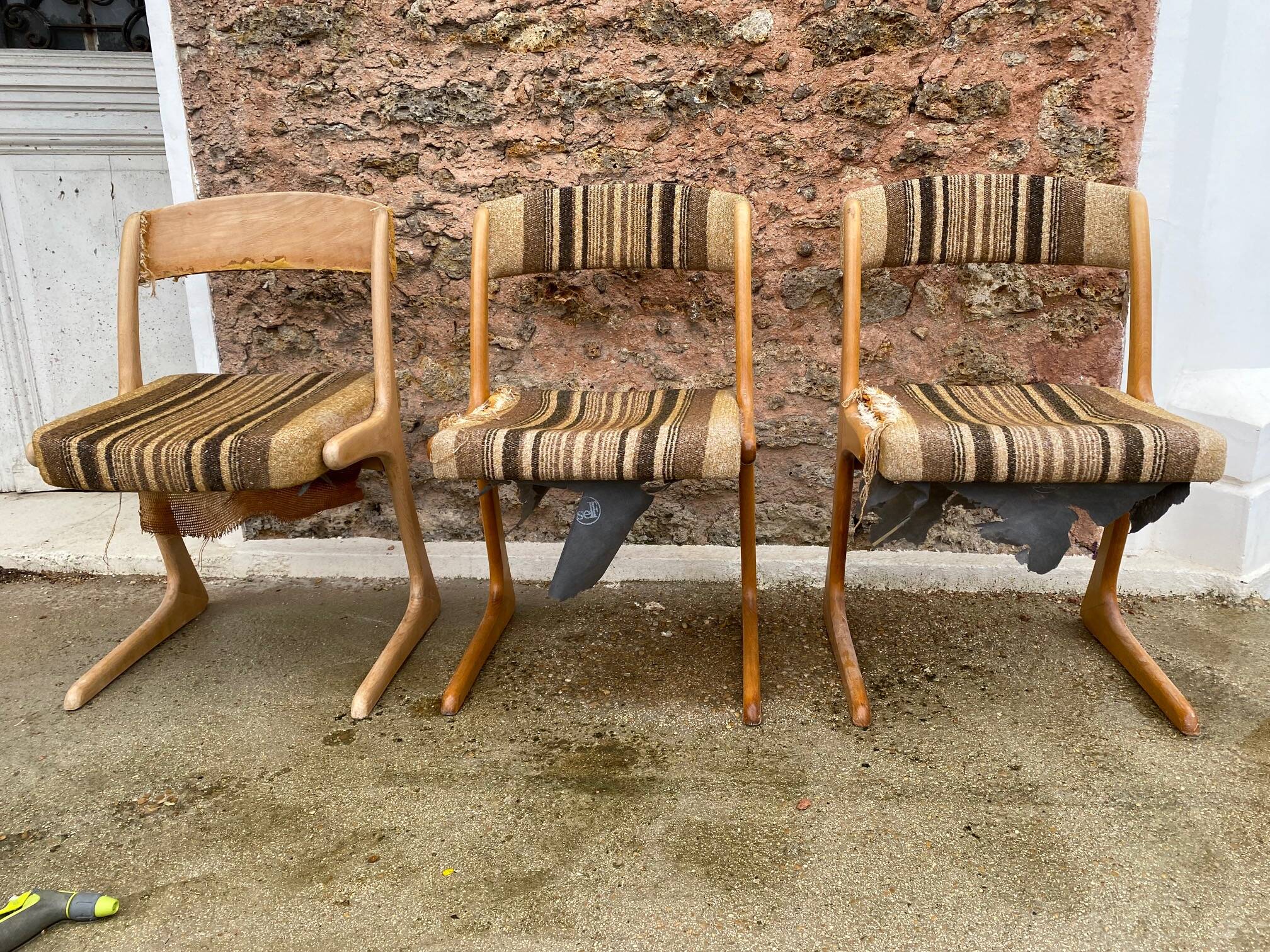 Chaise vintage ameublement nf siege 14