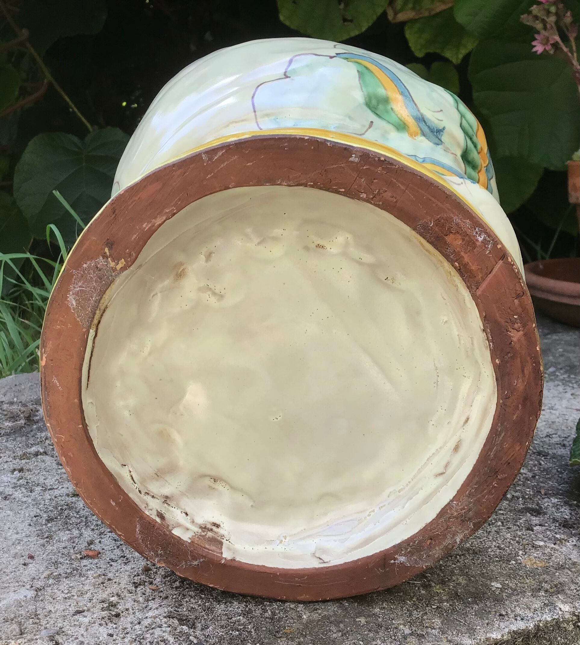 Anthropomorphic pot cache in traditional majolica of Caltagirone