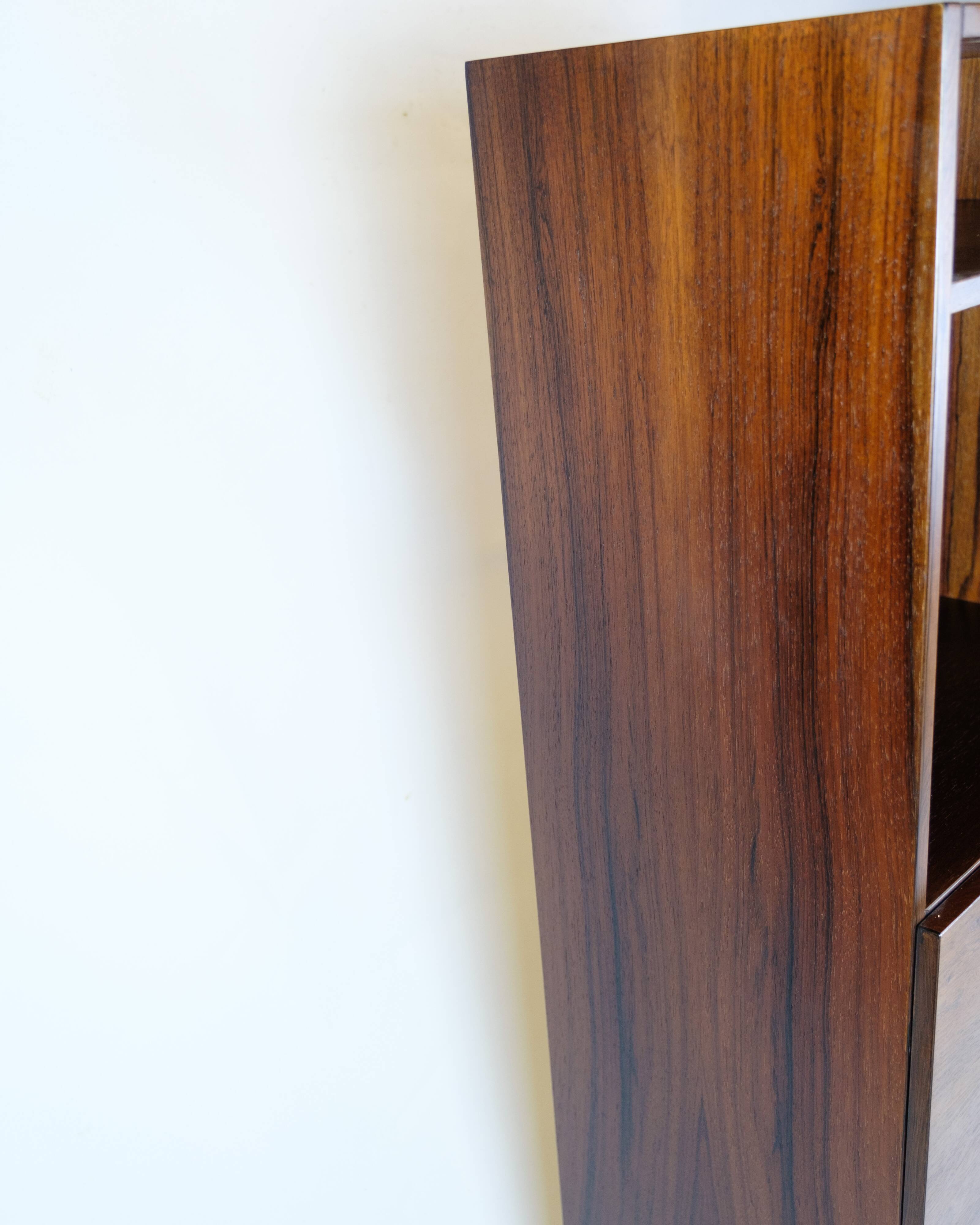 Bookcase Made In Rosewood From 1960s