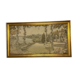 Vintage Aubusson wall tapestry