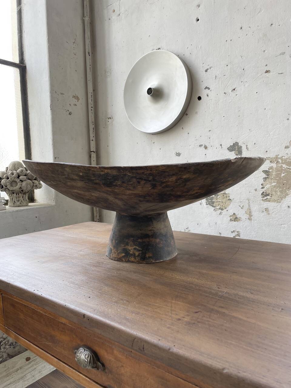 XL wooden Tuareg dish