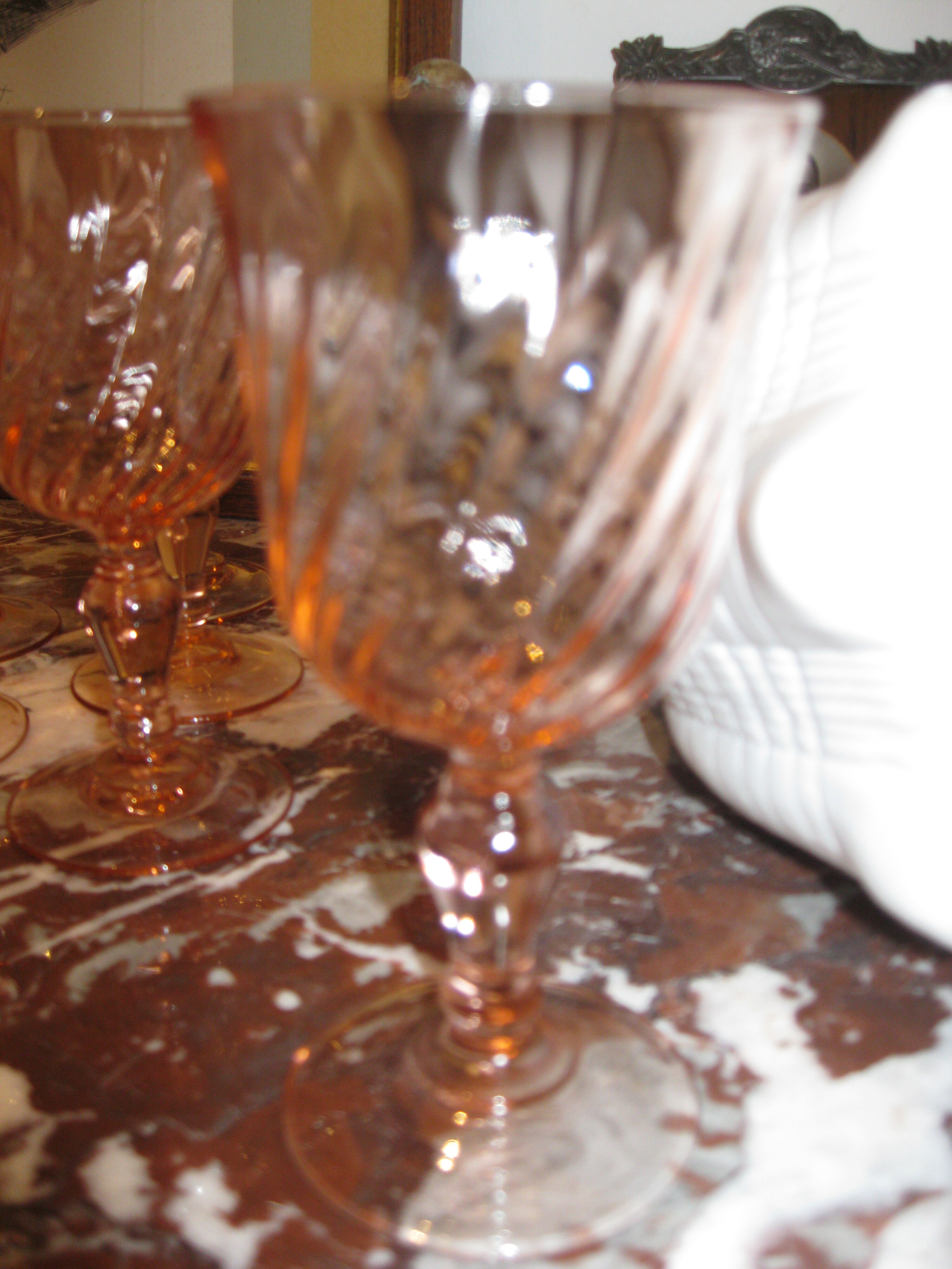 Rosaline Luminarc glasses