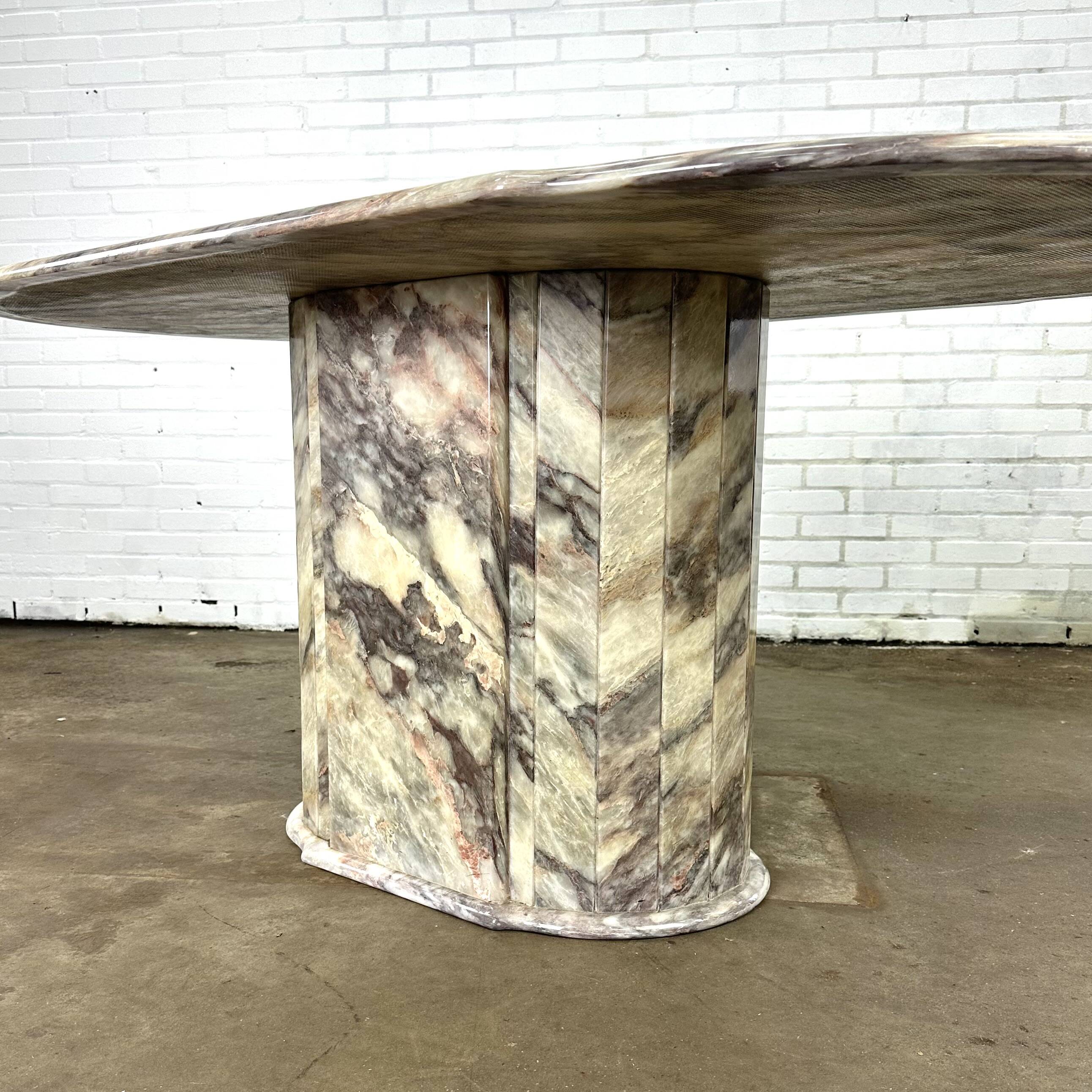 Vintage marble dining table