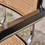 Armchair Cesca B64 black and wicker