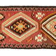 Tapis kilim artisanal anatolien 337 cm x 80 cm