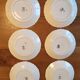 Lot de 6 assiettes portaits historiques
