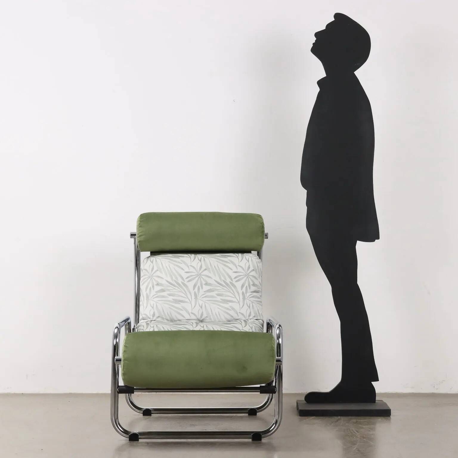 Fauteuil vintage Jungle Collection en velours, Italie, années 1960