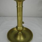 ancien chandelier bougeoir laiton déco vintage brass candlestick
