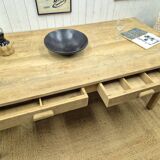 Solid oak farmhouse table