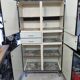 Buffet colonne vintage Formica bleu-vert