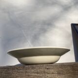 Blue earthenware salad bowl Moulin des loups