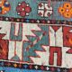 Kazak ancient Caucasian carpet 140x300 cm