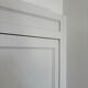 Parisian wardrobe with shelves, renovated oak wood.