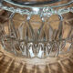 Vintage geometric moulded glass ceiling lampshade 1970 – Empty pot