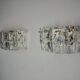 Pair of Kinkeldey sconces, cut crystals, Germany, 1970