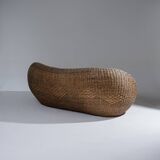 Wicker outdoor sofa, 1960s