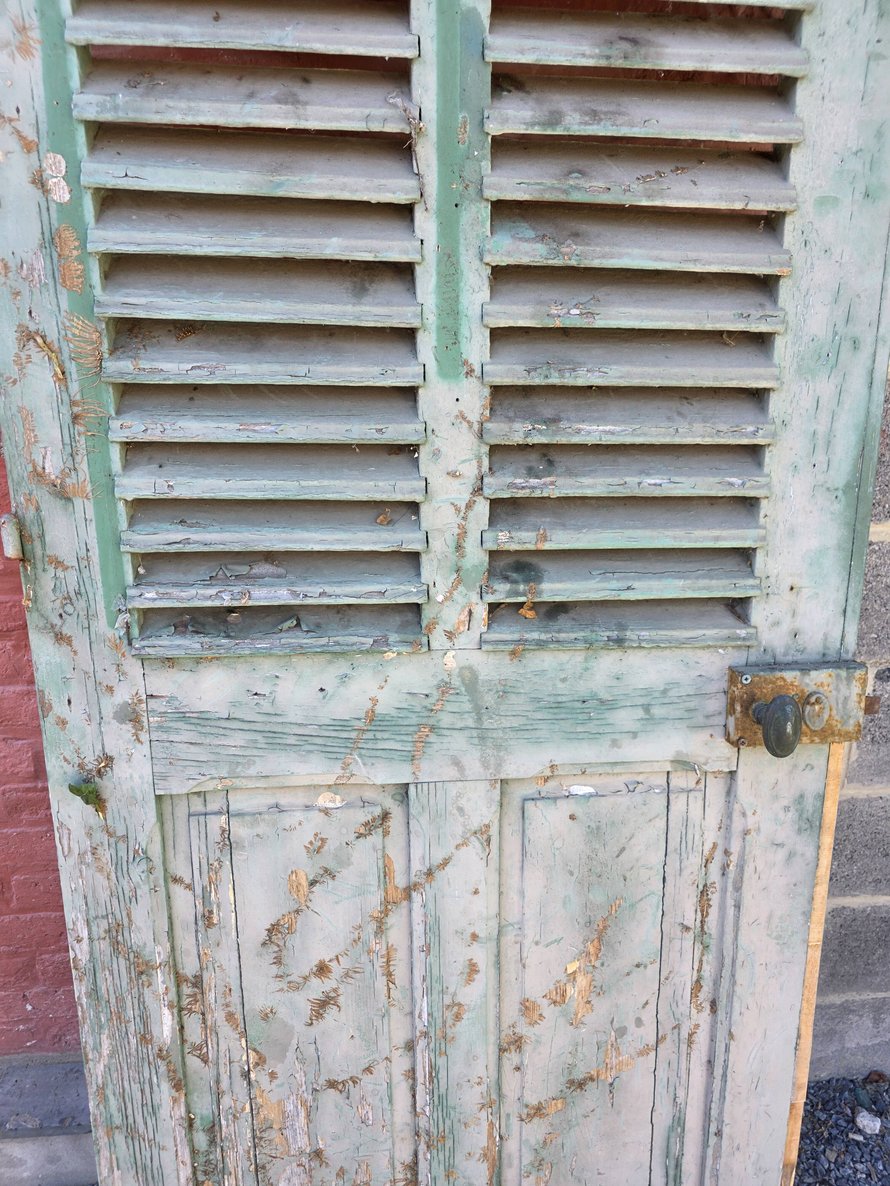 Old shutter door