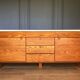Sideboard seltz casaligne 3 drawers 2 doors granite casa