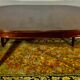 Mahogany round table with extension