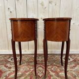 Pair of Louis XV style bedside tables - Transition