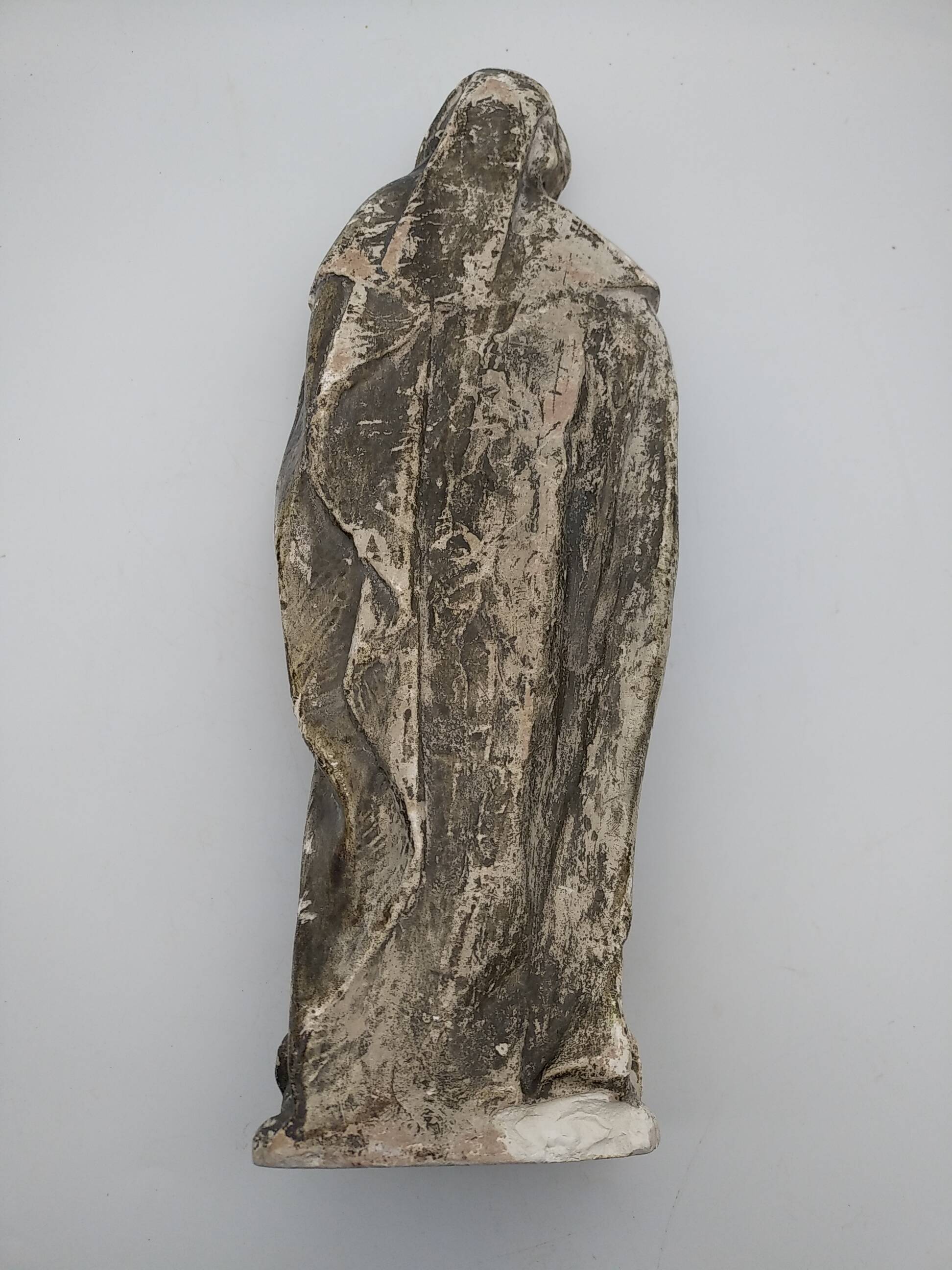 Church statuette. plaster monk. 40 cm.