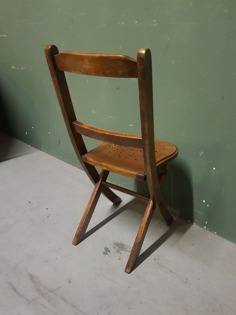 Old Venesta Children's Folding Chair, 1st half 20th Century.