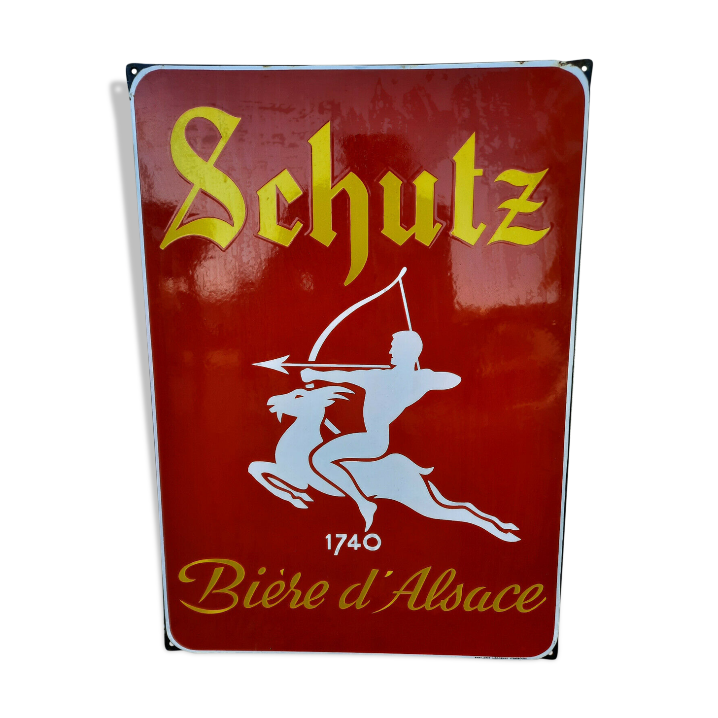 Jeu De Dés Ancien SCHUTZ BIERE D'ALSACE - Avec 3 Dés Et Un Jeu De Cartes