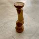Wooden candle holder