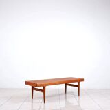 Large teak coffee table by Johannes Andersen for Uldum Møbelfabrik