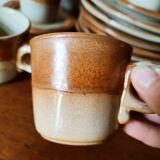 Service à café et dessert en grès west Germany