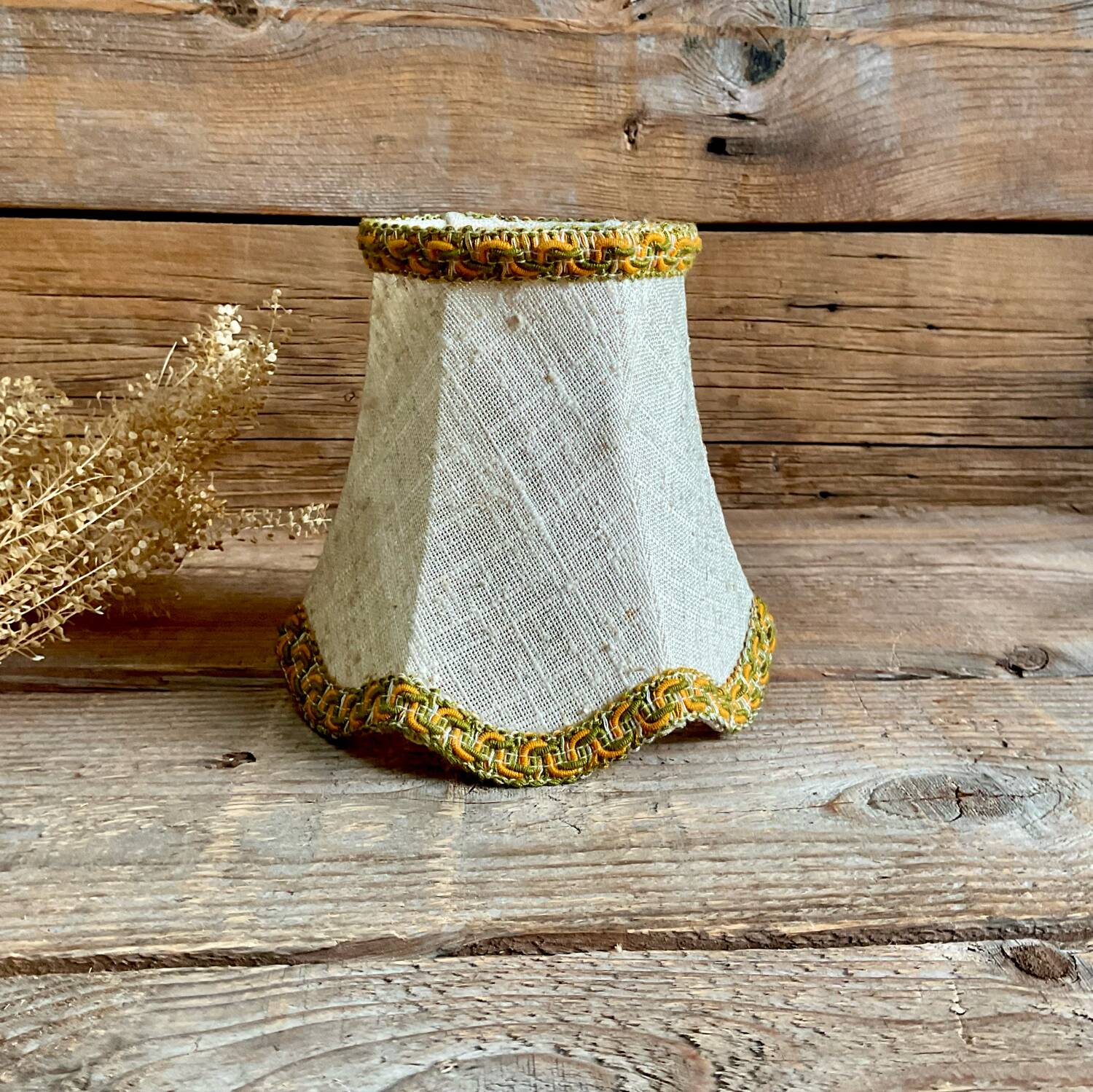 Vintage braid lampshade