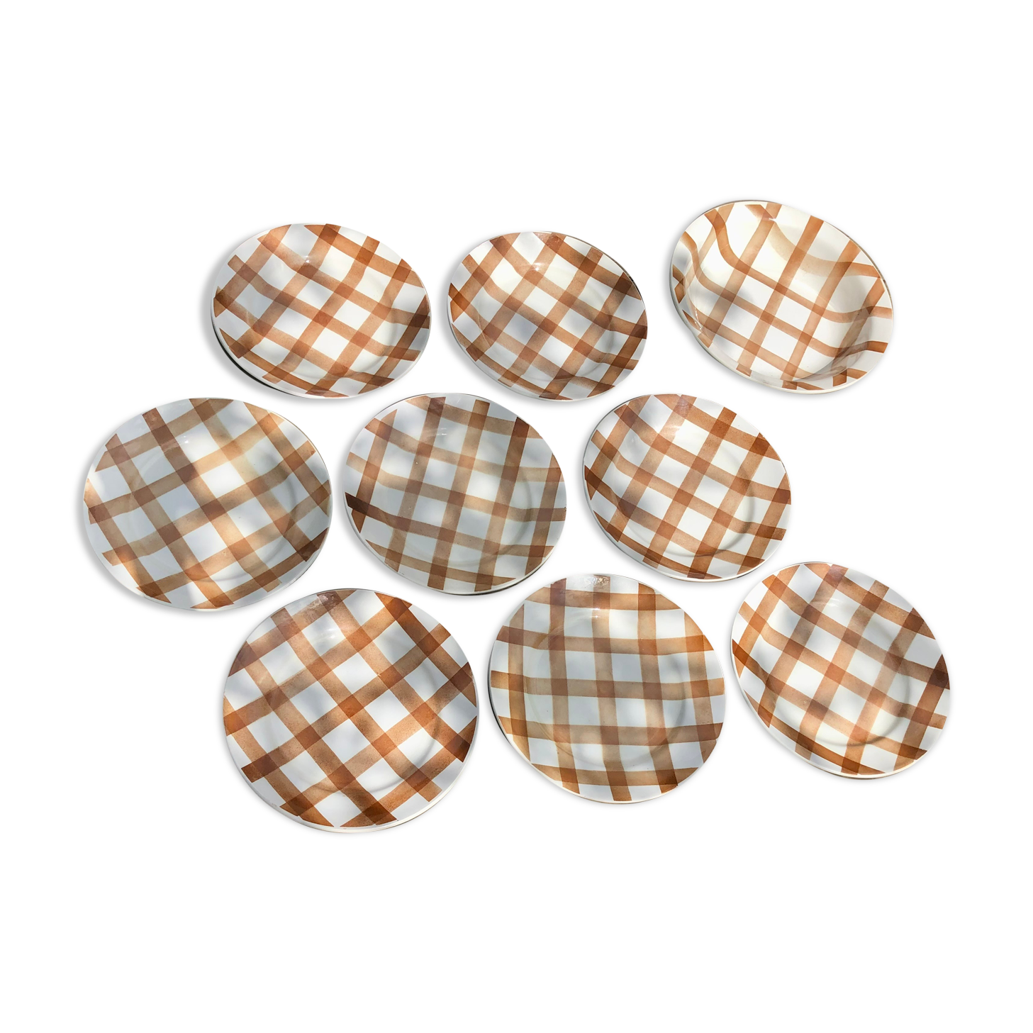 Set plates and dish Moulin des Loups