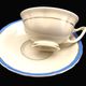 Set of three antique Thomas Bavaria cups – Ivory porcelain