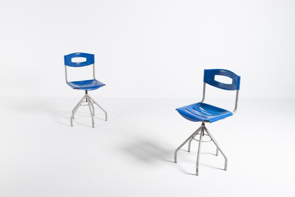 Vintage industrial stool