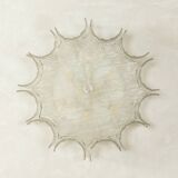 Wall and ceiling lamp Kaiser Leuchten 1970s ice glass