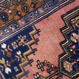 Vintage Afghan Baluch handmade carpet 87cm x 141cm 1940s