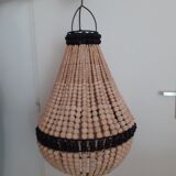 Suspension hot air balloon wooden beads