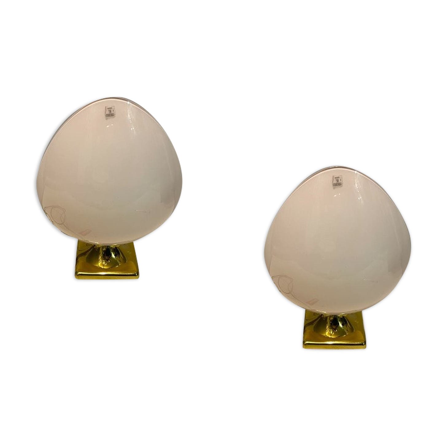 Murano Glass Table Lamps from Mazzega, 1970s