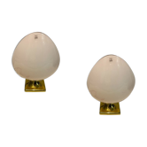 Lampes de table en verre de Murano de Mazzega, années 1970