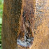 Tripod brutalist coffee table
